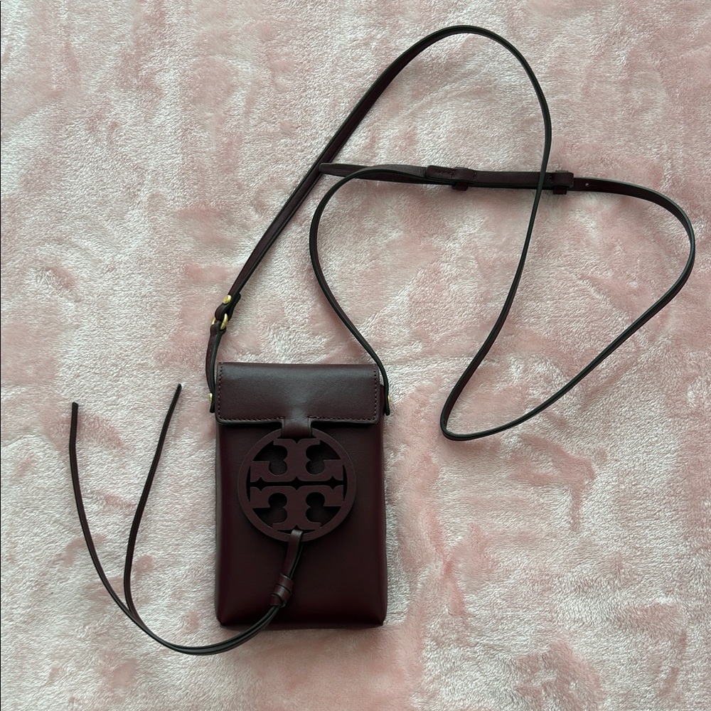 Tory Burch Burgundy Crossbody Bag